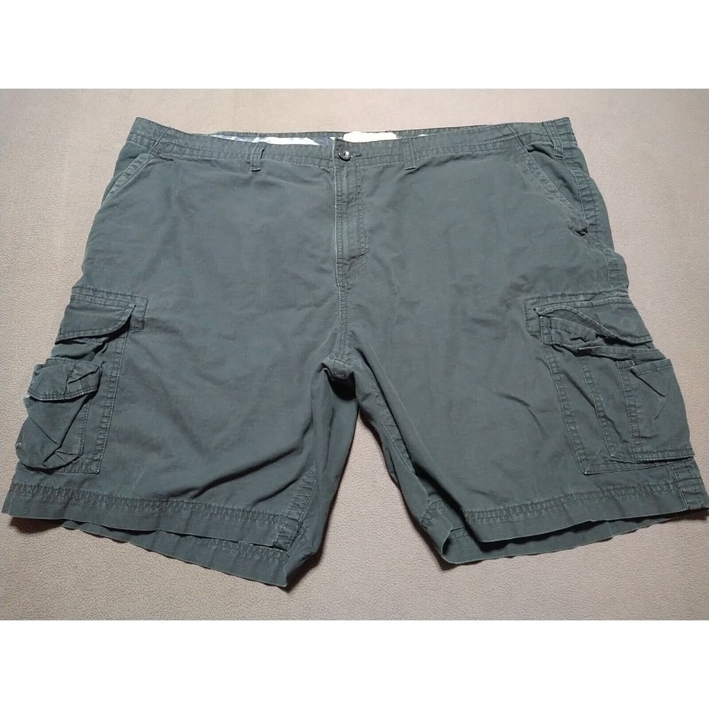 Sonoma Cargo Shorts Men‎ 50x9 Black Cotton Twill Outdoors Hiking Activity Beach